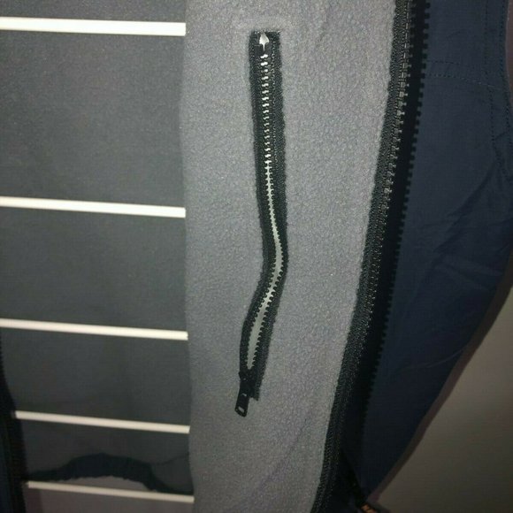 NAVIS MEN’S OUTDOOR SAILING NAVY BLUE FLEECE LINED ZIP VEST - Picture 5 of 6